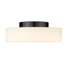 Golden 3136-FM BLK-OP - Wry Lighting Toli Integrated LED Flush Mount in Matte Black